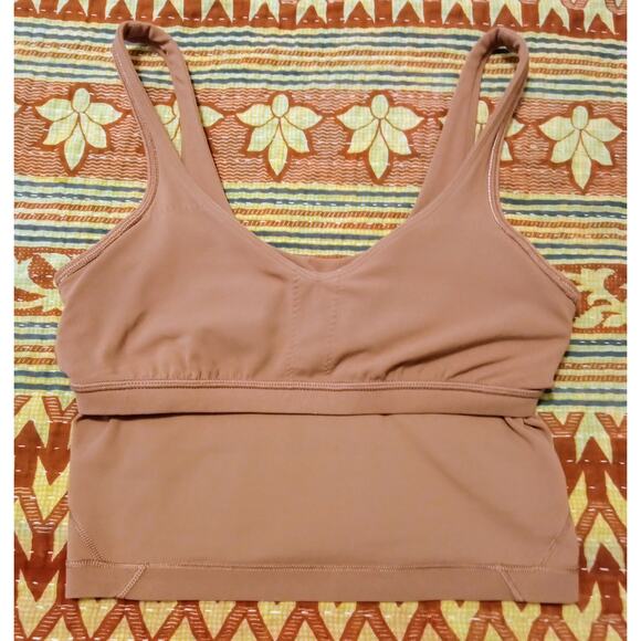 Lululemon Align Tank Top Sports Bra Women's Size 4 Spiced Chai - Picture 3 of 7